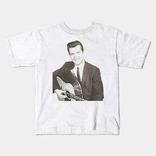 Conway Twitty Retro Country Music Legend Tribute Kids T-Shirt